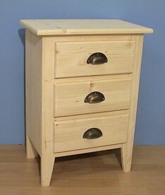 nachtkastje KOEN met 3 laden komgreep 