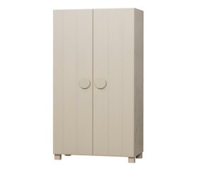 2-deurskast NOAH grijs-dust met ronde knoppen