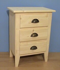 nachtkastje KOEN met 3 laden komgreep 