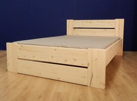 2-persoonsbed Harm E+B (2,8cm dik hout)