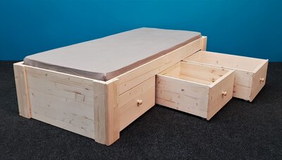 1-persoonsbed JEANNET 3 laden SHOWMODEL